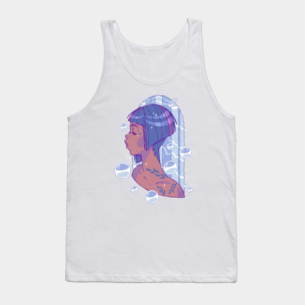 Waterfall Bubblebath Tank Top by DajonAcevedo